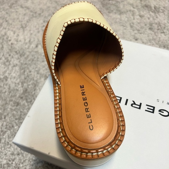 CLERGERIE PARIS Fastsp Womens Faux Leather Platform Slide Sandals-Size 6(36.5) - Picture 9 of 15